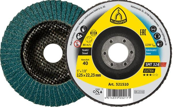 KLINGSPOR Schleifmopteller SMT 324 Extra | Pack = 10 Stück