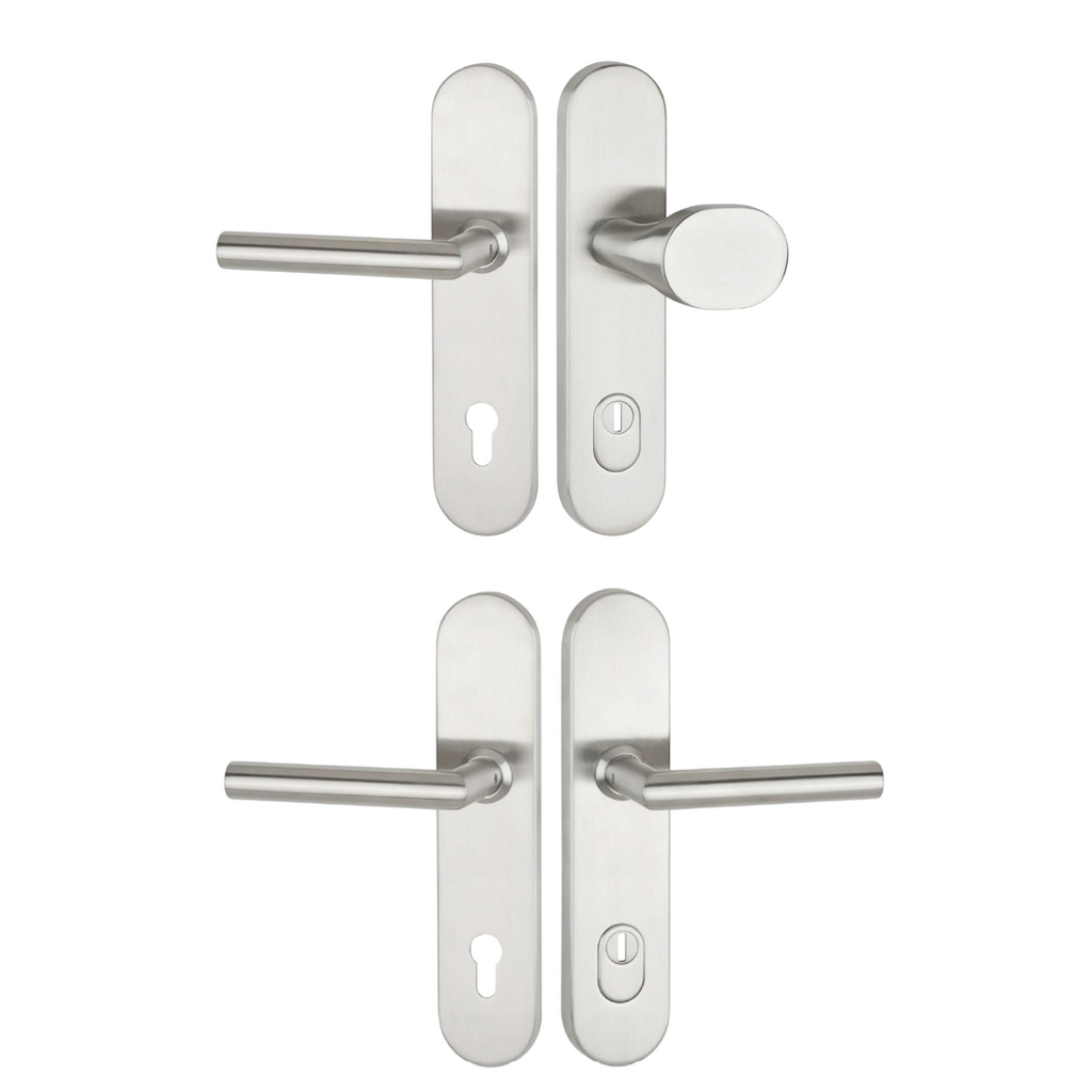 HERMAT Haustür-Schutzbeschlag BASIC 02  | mit Ziehschutz