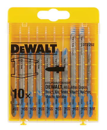 DeWalt Stichsägeblätter Set Metall | 10 teilig | DT2292