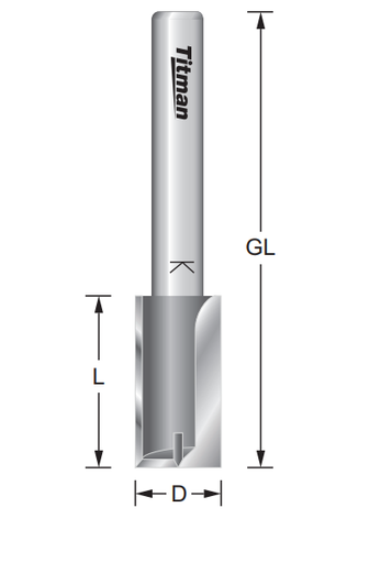 [78609M1620-8] Titman Nutfräser 16x20