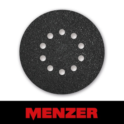 [70182231251016] MENZER BLACK Klett Schleifscheibe | Ø 225 mm