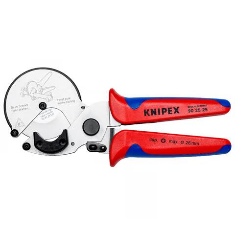 [76808902525] KNIPEX Rohrabschneider für Verbund-/Kunststoffrohre | ø 26 mm | L = 200mm