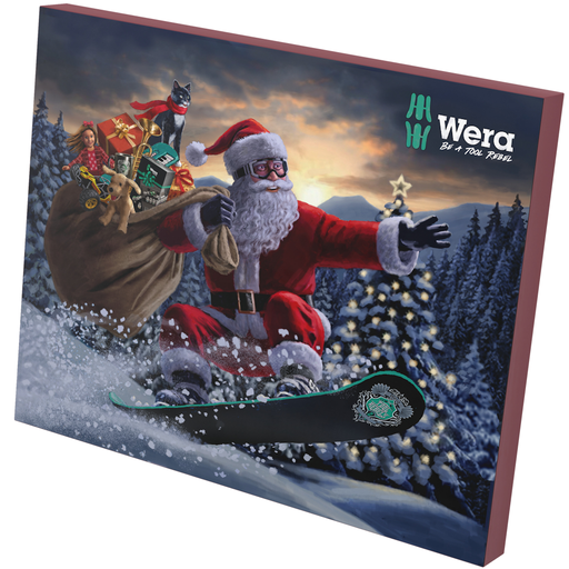 [79274136609] WERA Adventskalender 2024 | 25 teilig | Werkzeugsatz