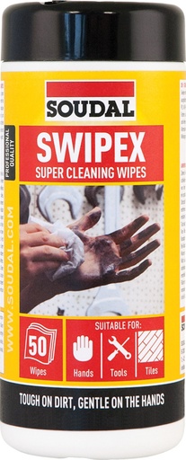 [78245128470] Soudal Swipex Reinigungstücher 50 Stück