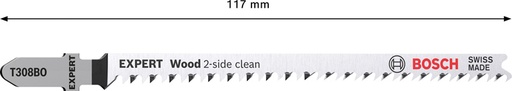 Bosch EXPERT Wood 2-side clean T 308 BO Stichsägeblatt