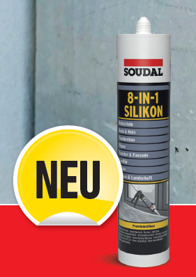 Soudal 8-in-1 Premium Neutral-Silikon | 300 ml