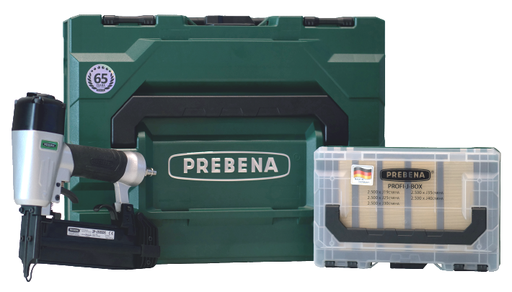 [768052P-J50SDS-SE] Aktionsset Prebena Stauchkopfnagler 2P-J50SDS-SE, inkl. Profi-J-Box und metaBOX