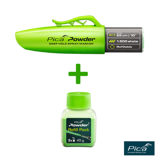 [7000020202030] SET: PICA Powder | Spraymarker + Nachfüllpack