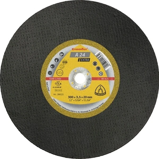 KLINGSPOR Großtrennscheibe A 24 Extra | Pack = 10 Stück