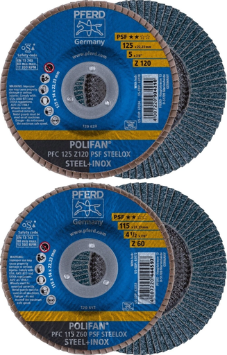 PFERD POLIFAN Fächerscheibe PFC | PSF STEELOX