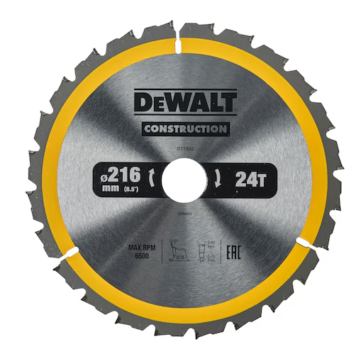 [72403DT1952] DeWalt Kreissägeblatt | 216/30 mm | 24 WZ